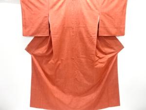 雨縞織り出し手織り紬着物